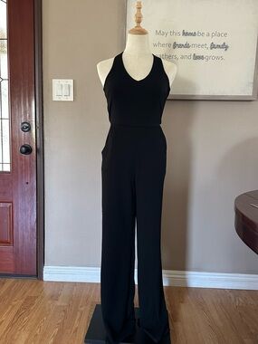 Classic Black Halter Jumpsuit
